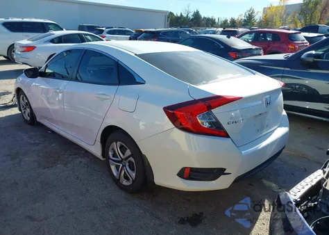 2018 Honda Civic Lx from USA, damaged, VIN 19XFC2F52JE041237